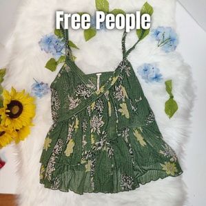 Free People Floral Tank Top